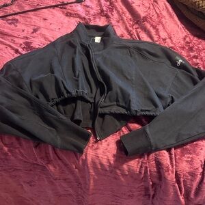 ALO Yoga Charcoal Bomber Jacket